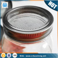 20 Mesh Stainless Steel Seed Sprouting Screen Lid For 70mm Mason Jar